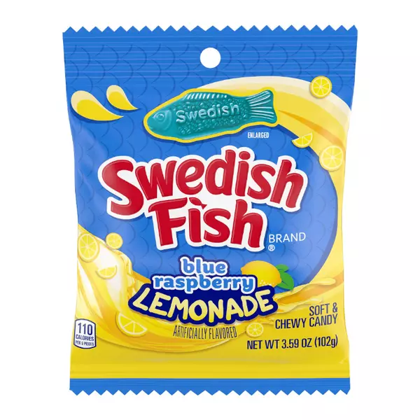 SWEDISH FISH BLUE RASPBERRY LEMONADE 102G