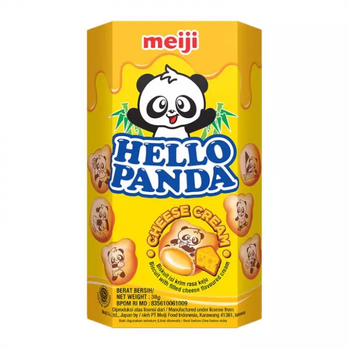MEIJI HELLO PANDA CHEESE CREAM 42G 