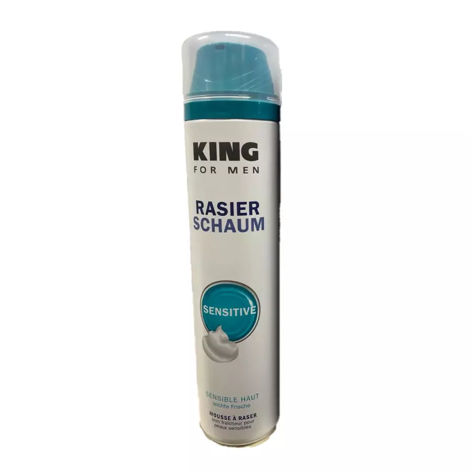 KING SHAVING FOAM SENSITIVE 300ML