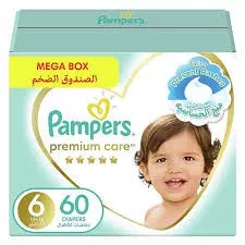 PAMPERS DIAPERS *60 #6 13+ KG