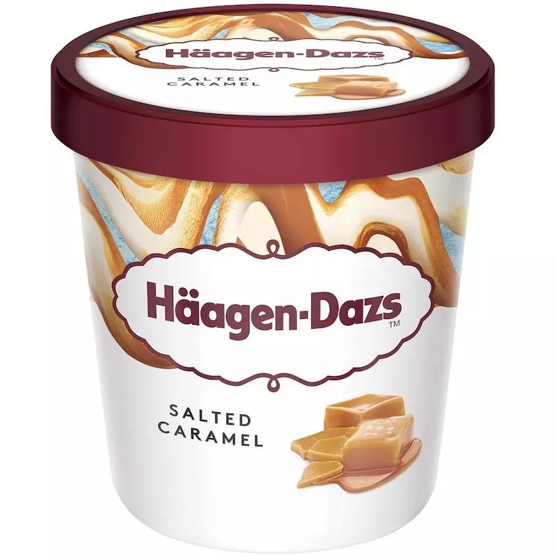 HAAGEN-DAZS SALTED CARAMEL CUP 460ML 
