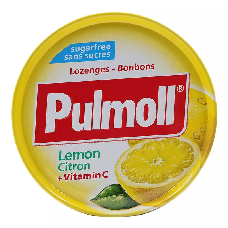PULMOLL LEMON CITRON DROPS 45G 
