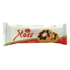ELEGANCE STARS CHOCOLATE BISCUIT 34G