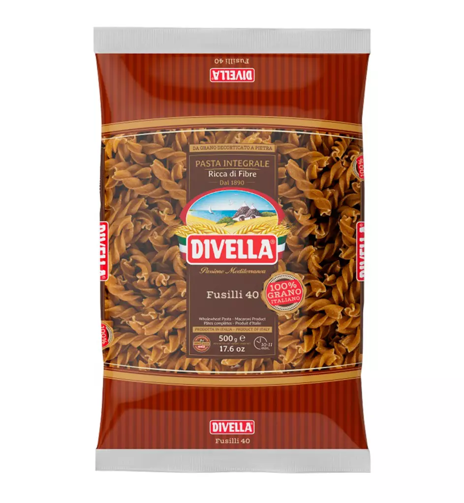 DIVELLA INTEGRALE FUSILLI 500G 