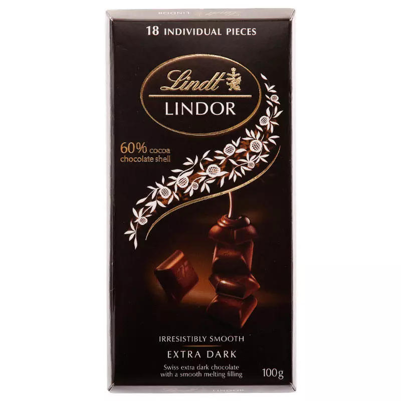 LINDT LINDOR EXTRA DARK 100G  