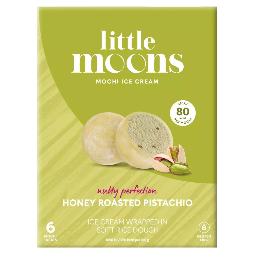 N LITTLE MOONS MOCHI ICE CREAM PISTACHIO *6 
