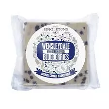 SINGLETONS WENSLEYDALE BLUEBERRIES PARCHMENT 200 G