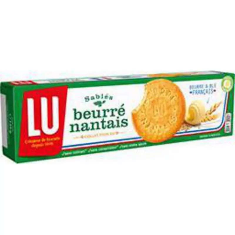 LU SHORT BREAD BUTTERED NANTES 130 G