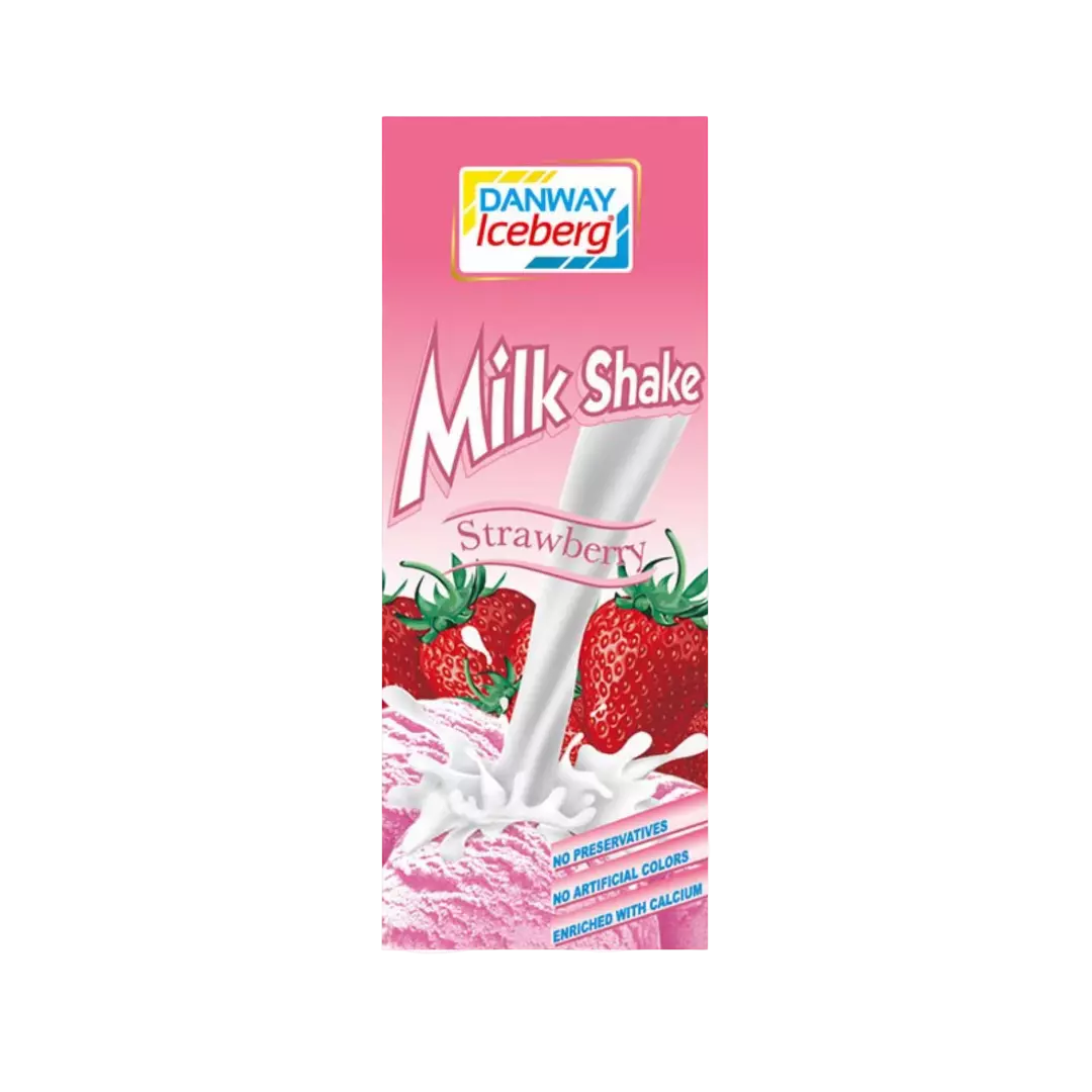 DANWAY ICEBERG MILK SHAKE STRAWBERRY 125 ML