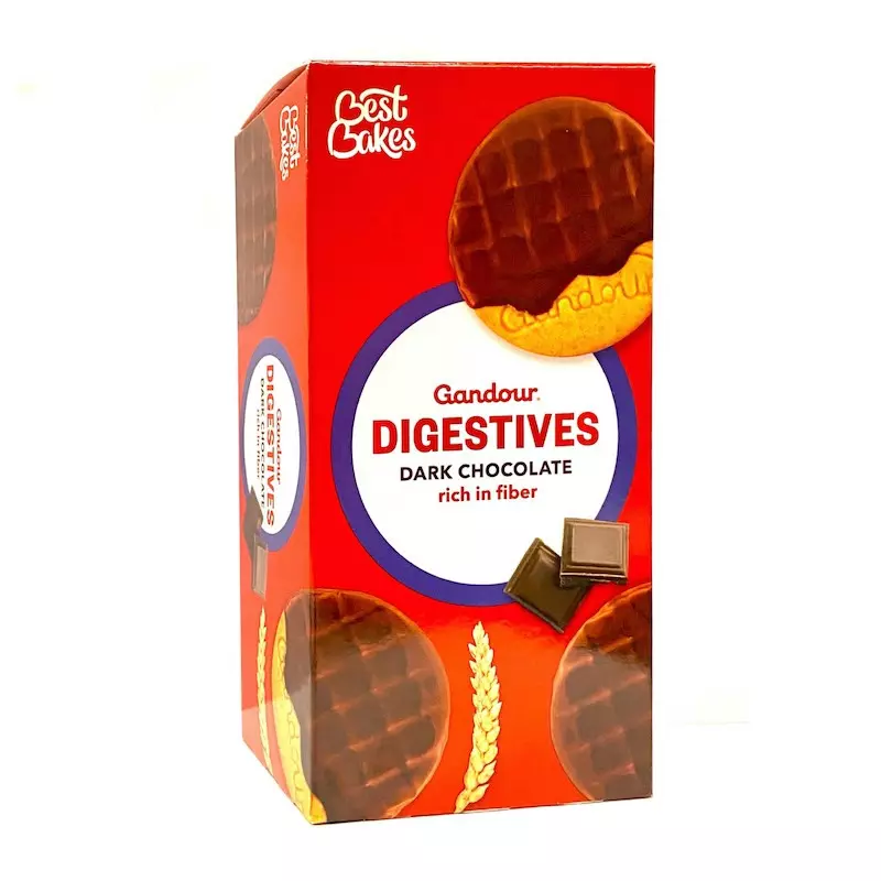 GANDOUR DARK CHOCOLATE DIGESTIVE 195 G