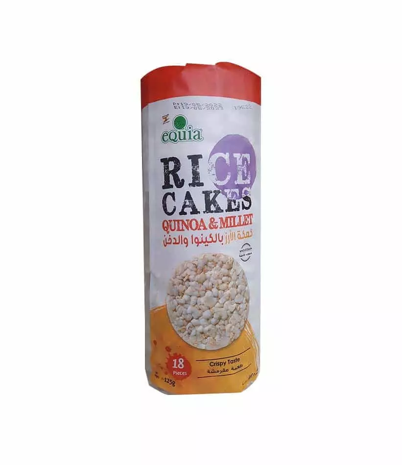 EQUIA RICE CAKE QUINOA & MILLET 125 G