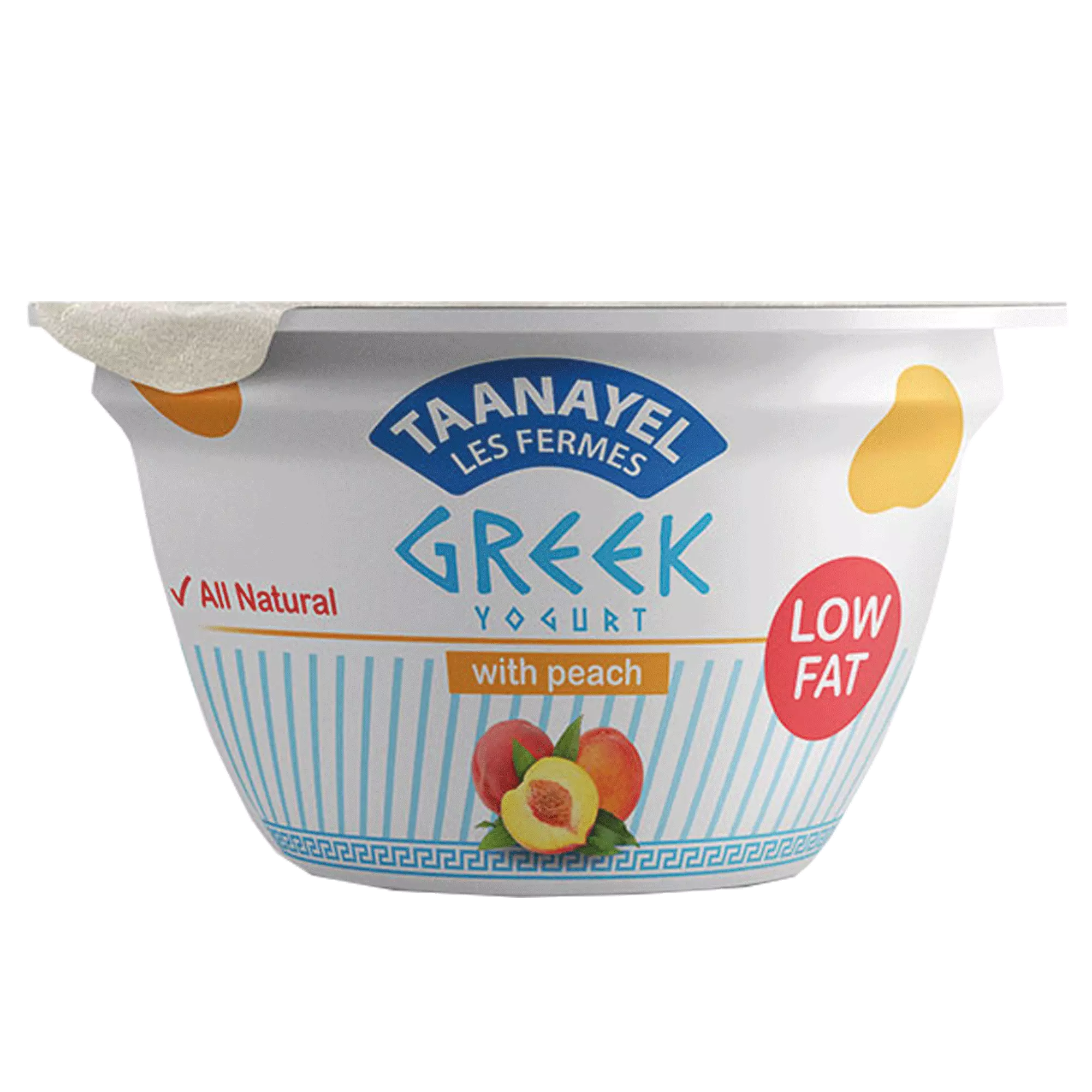 TAANAYEL GREEK YOGURT WITH PEACH 150 G