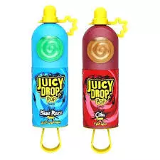 JUICY DROP POP  RASPBERRY / COLA 26 G