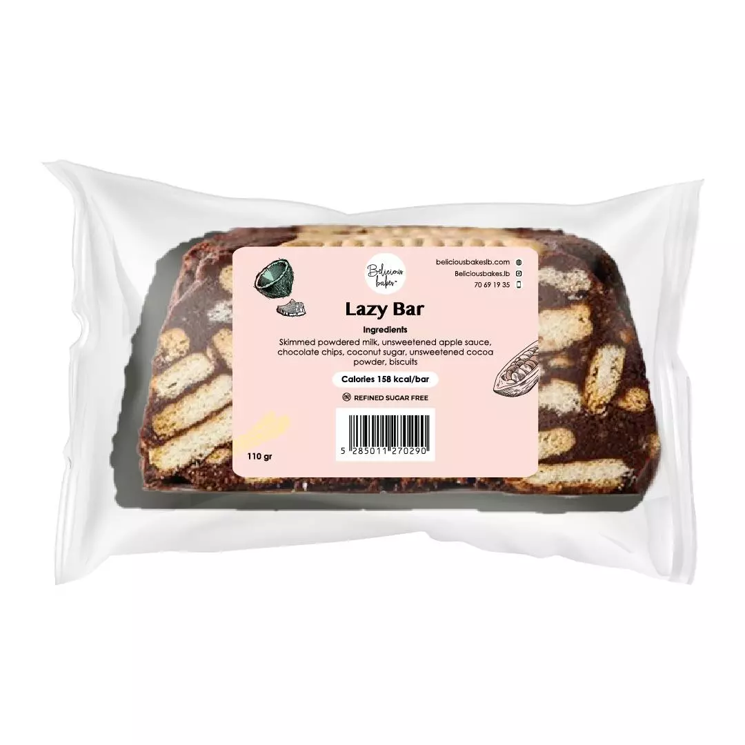 BELICIOUS BAKES LAZY BAR 110G