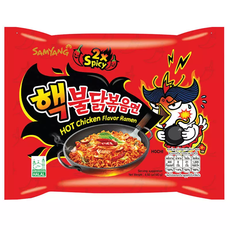 SAMYANG KOREAN NOODLES *2 SPICY 140 G