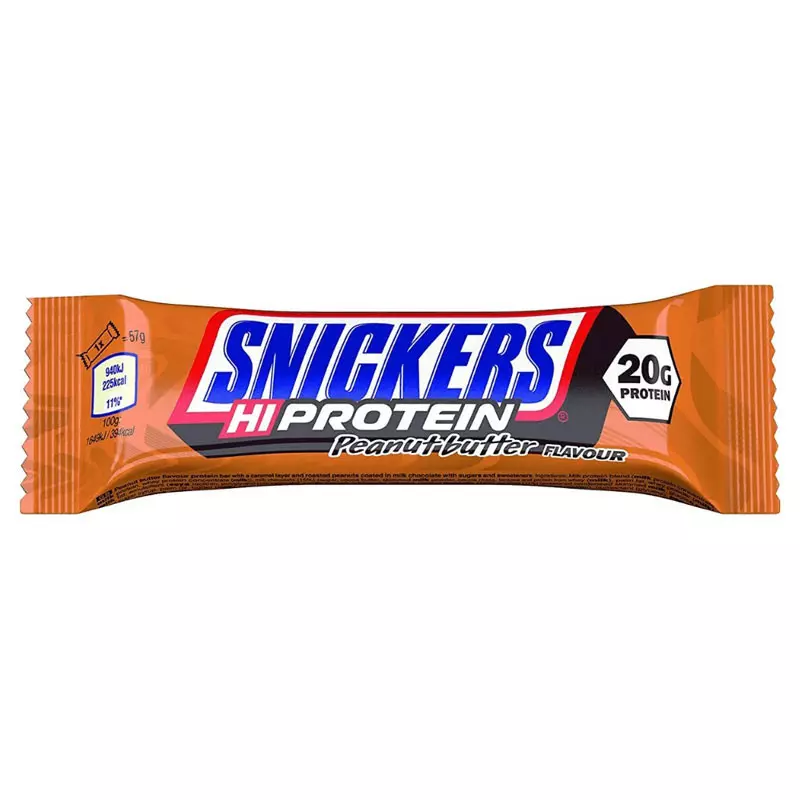 SNICKER HI PROTEIN PEANUT BUTTER FLAVOR BAR 57 G