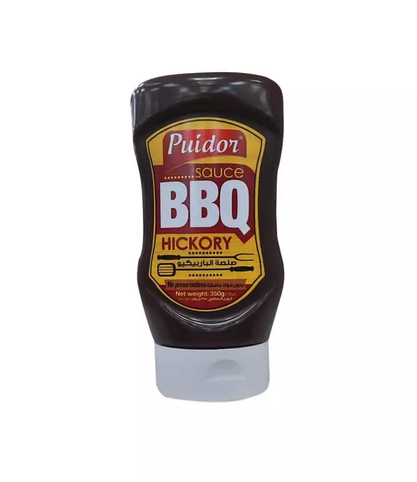 PUIDOR BBQ SAUCE HICKORY 350 G