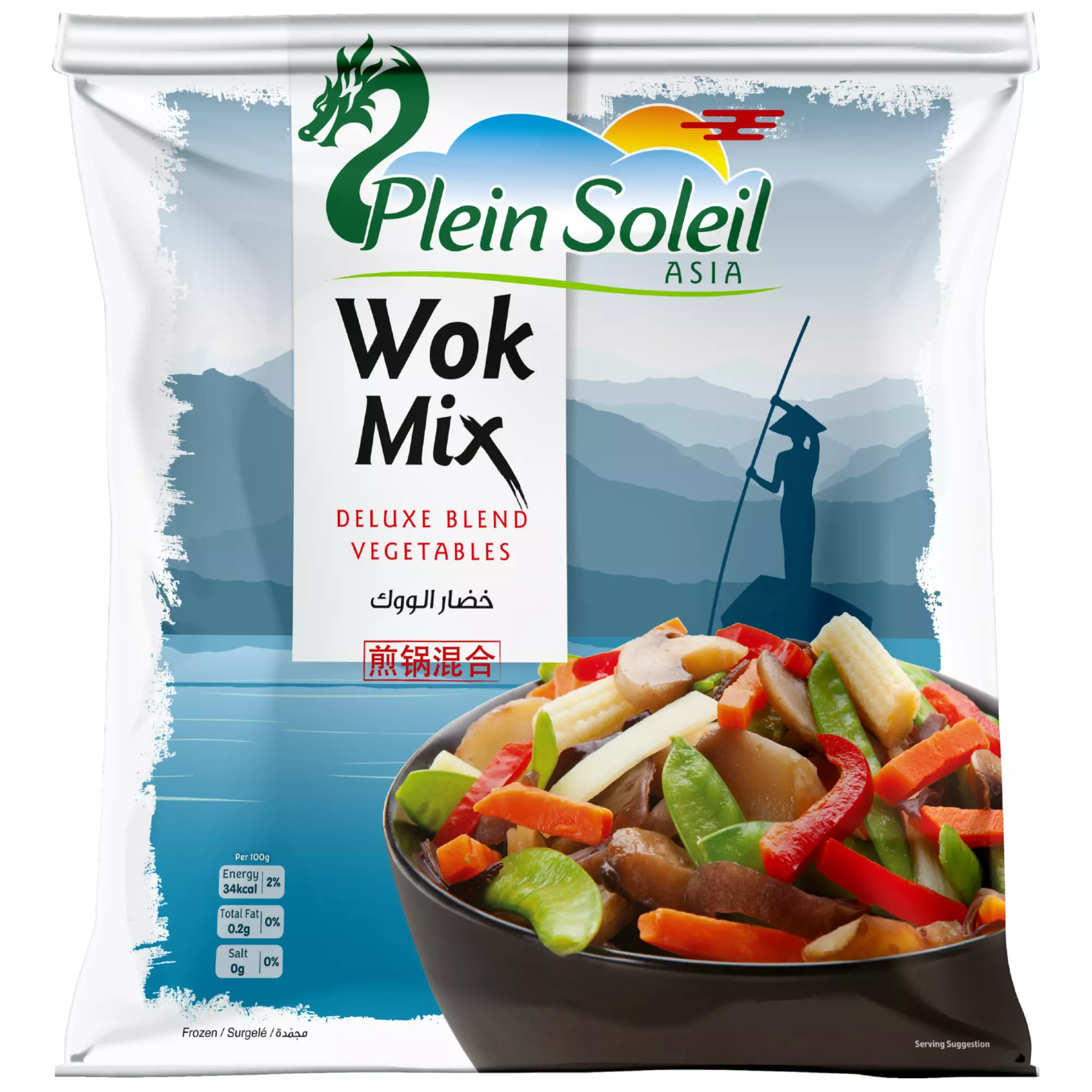 PLEIN SOLEIL WOK MIX VEGETABLES 400 G