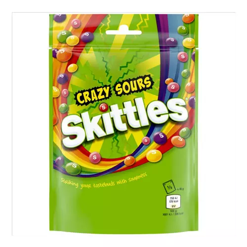 SKITTLES POUCH SOURS 152 G