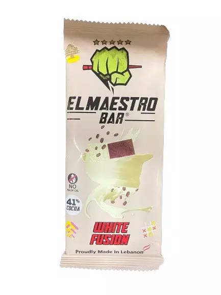 EL MAESTRO WHITE FUSION CHOCOLATE BAR 60G