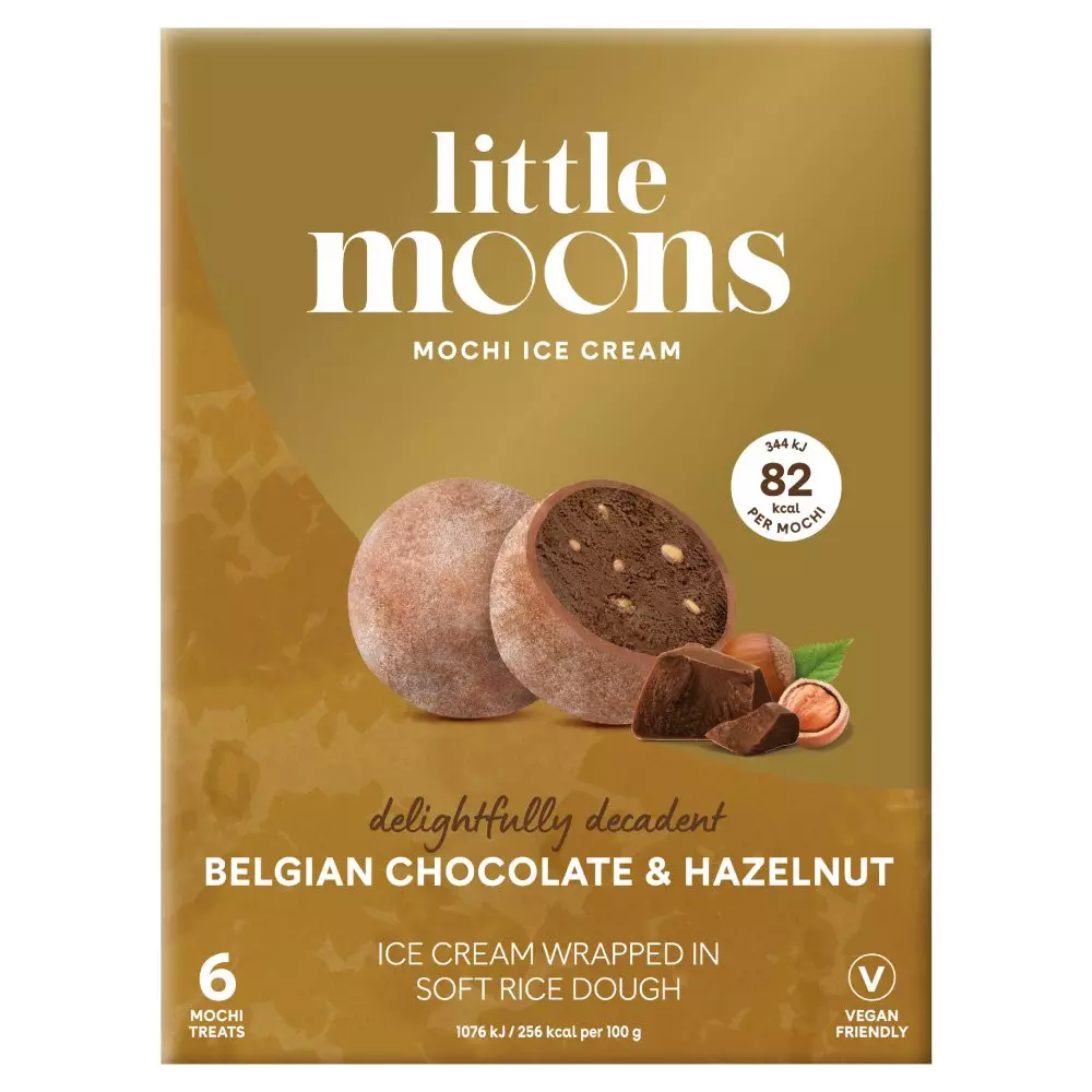 N LITTLE MOONS BELGIAN CHOCOLATE & HAZELNUT*6
