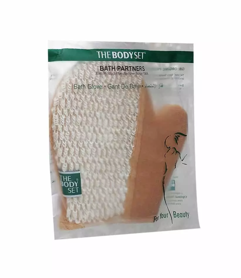 THE BODYSET BATH GLOVES PADS 3037
