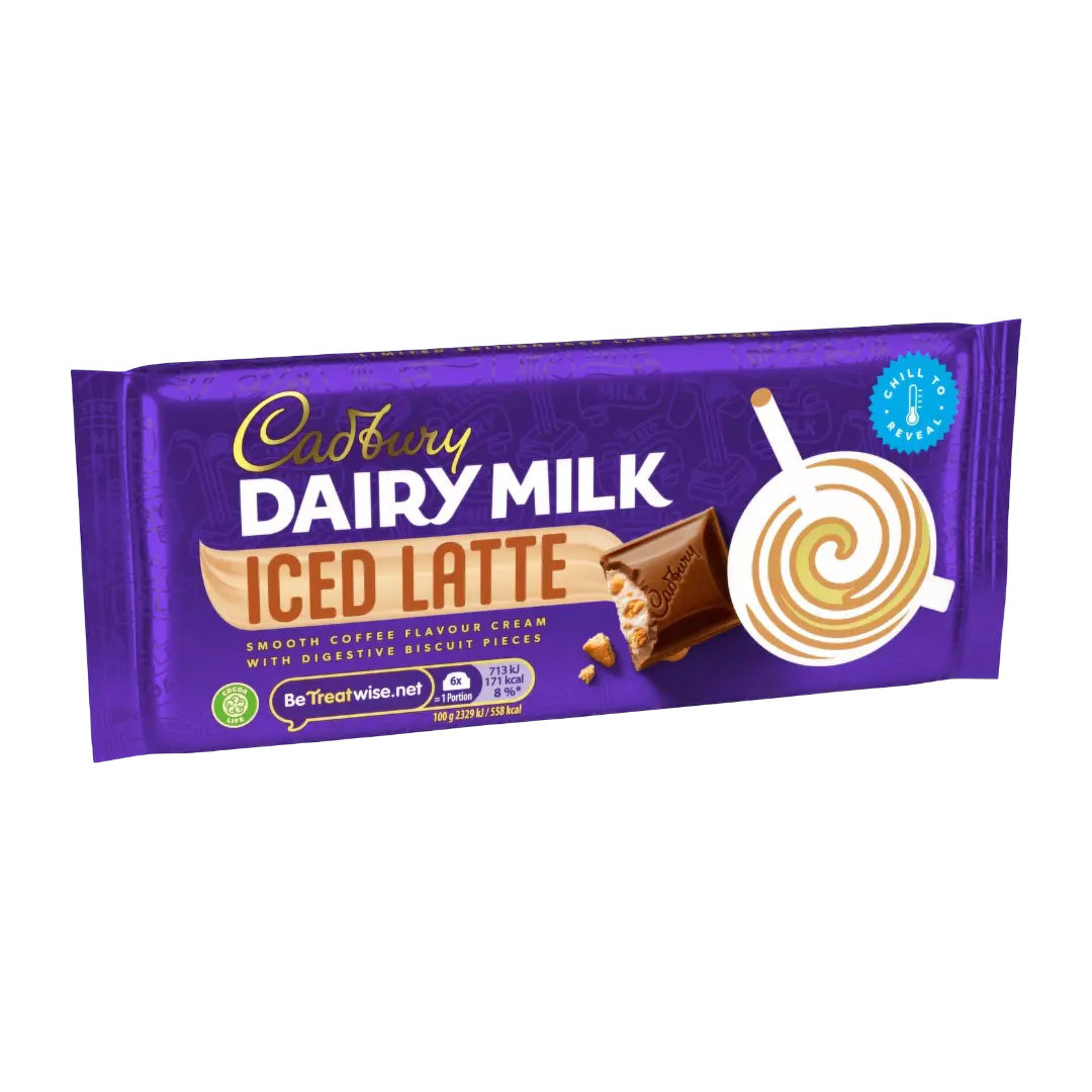 CADBURY DAIRY MILK ICED LATTE CHOCOLATE 122.5 G