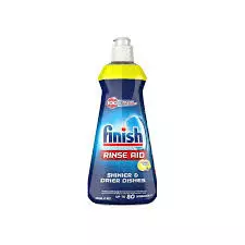 FINISH RINSE & SHINE AID LEMON SPARKLE 400 ML