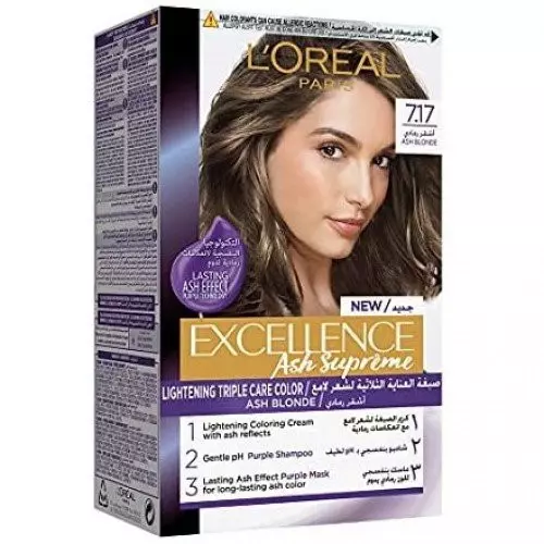 LOREAL EXCELLENCE HAIRCOLOR MATT ASH #7.17