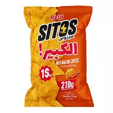 MASTER SITOS HOT NACHO CHEESE TORTILLA CHIPS 210 G