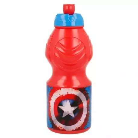 STOR SPORT BOTTLE CAPTAIN AMERICA 400 ML