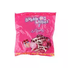 GANDOUR BUBBLE LOLLIES CHERRY 301 G