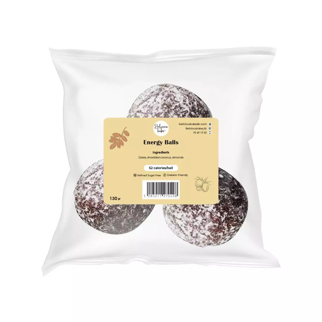 BELICIOUS BAKES ENERGY BALLS 130G