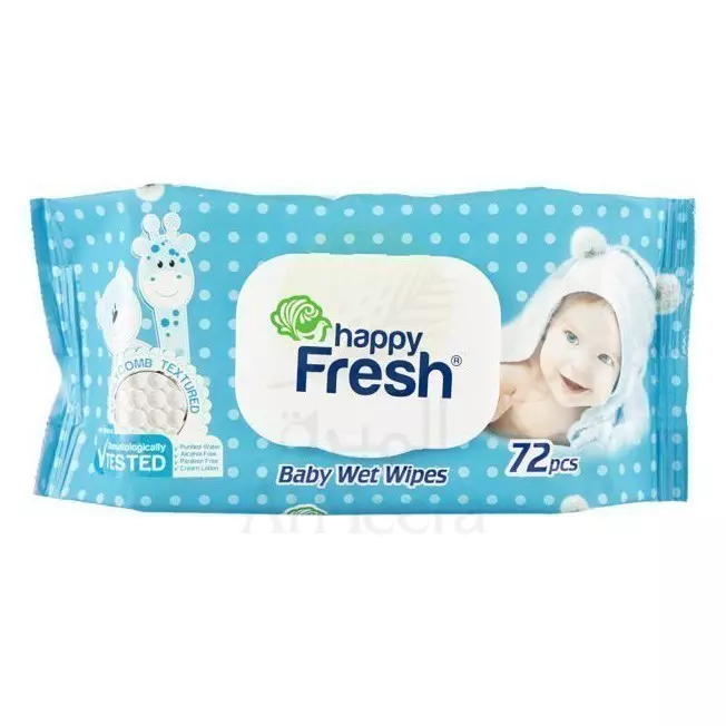 HAPPY FRESH BABY WET WIPES *72