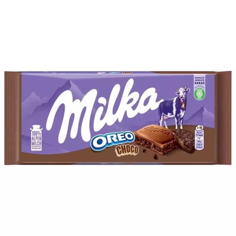 MILKA CHOCOLATE OREO CHOCO 100G 