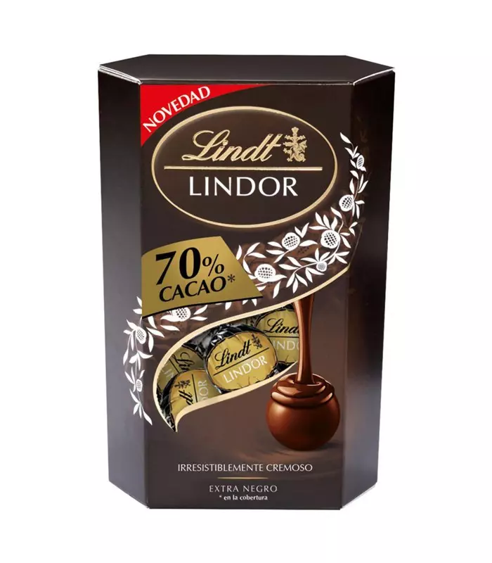 LINDT LINDOR 70% CACAO 200G
