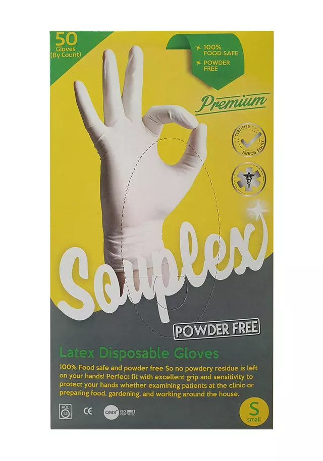 SOUPLEX-DISP GLOVES SMALL