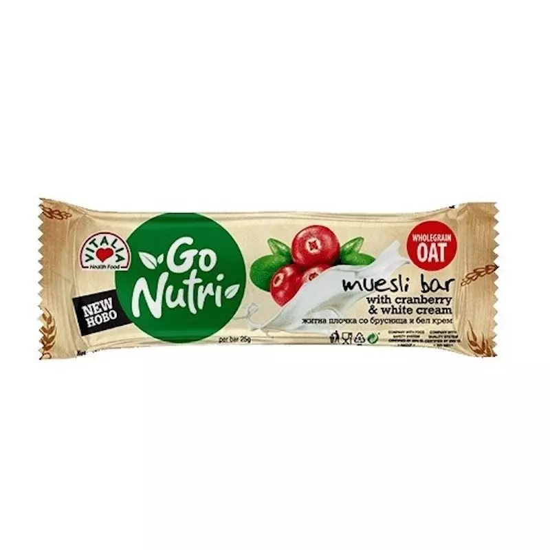 GO NUTRI CRANBERRY & WHITE CREAM 25G 