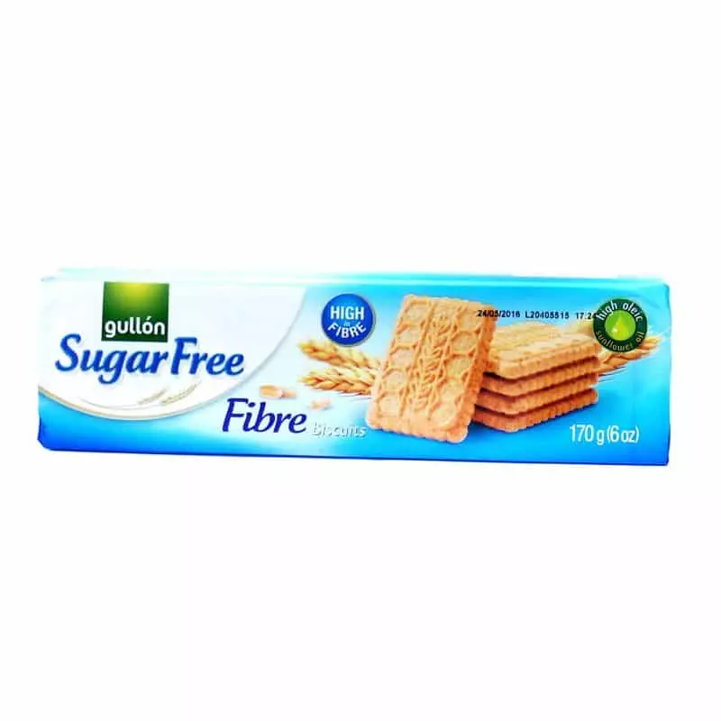 GULLON FIBRE BISCUITS SF 170G