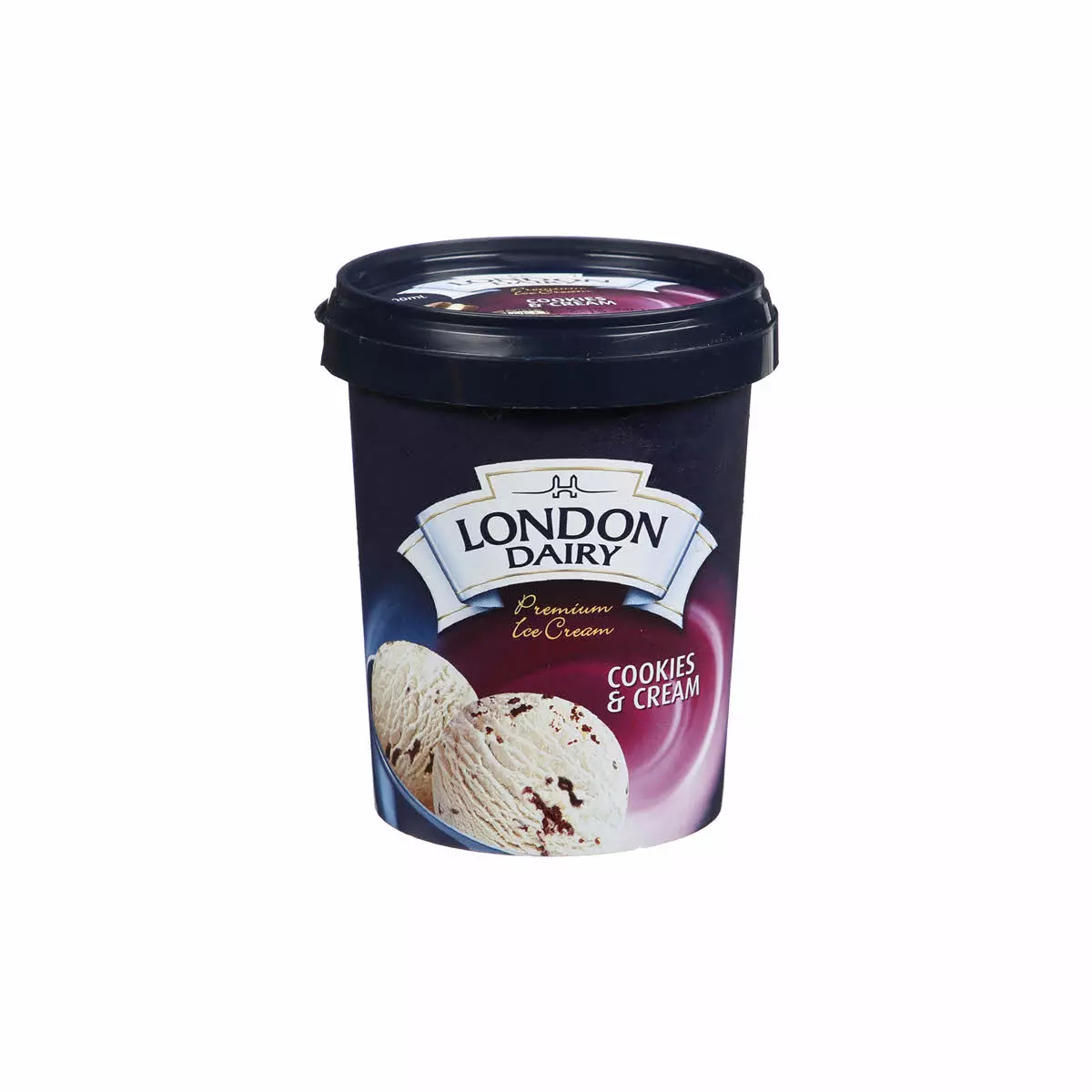 LONDON DAIRY TUB COOKIES & CREAM 500ML