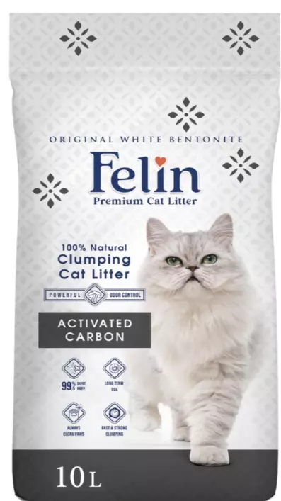 FELIN CAT LITTER ACTIVATED CARBON 10 L