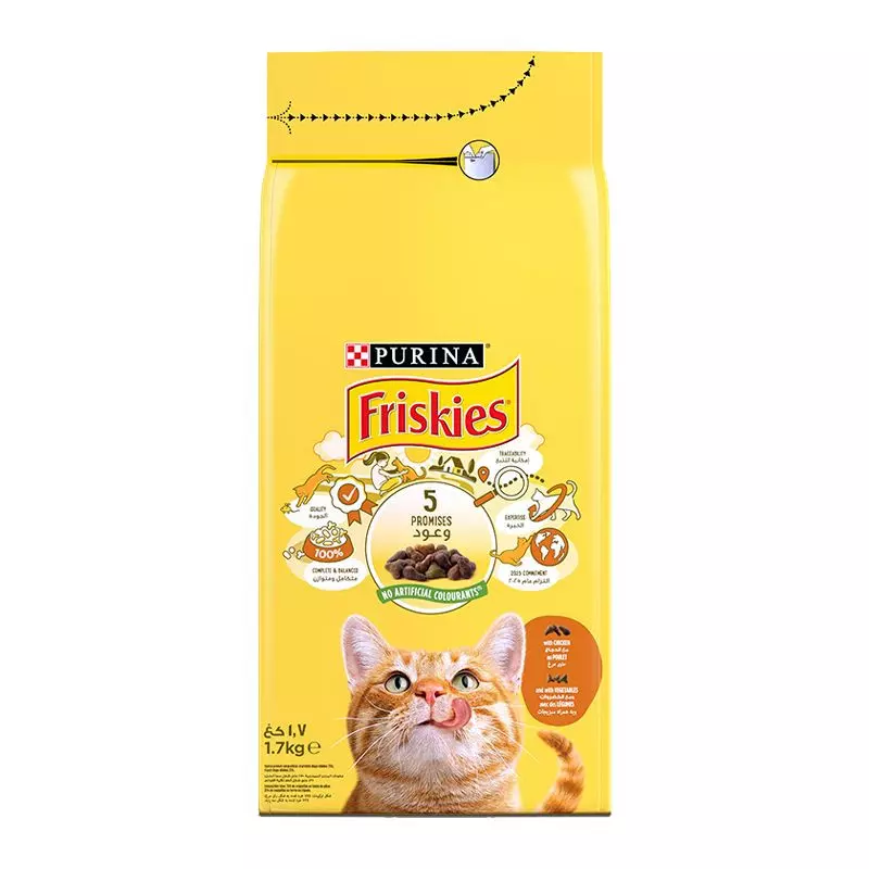 FRISKIES CAT CHICKEN & VEGETABLE 1.7K