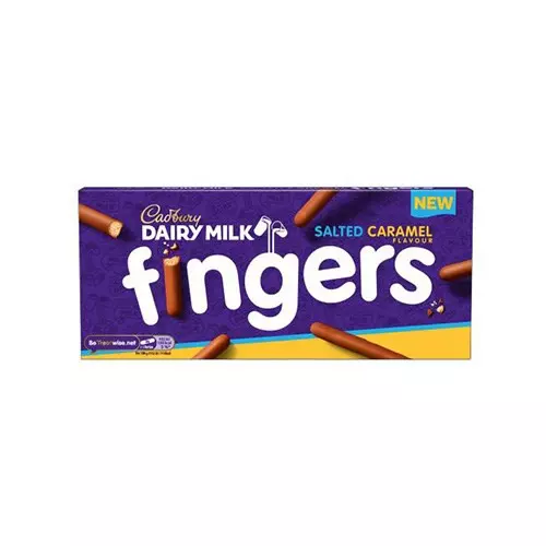 CADBURY FINGER SALTED CARAMEL 114G 
