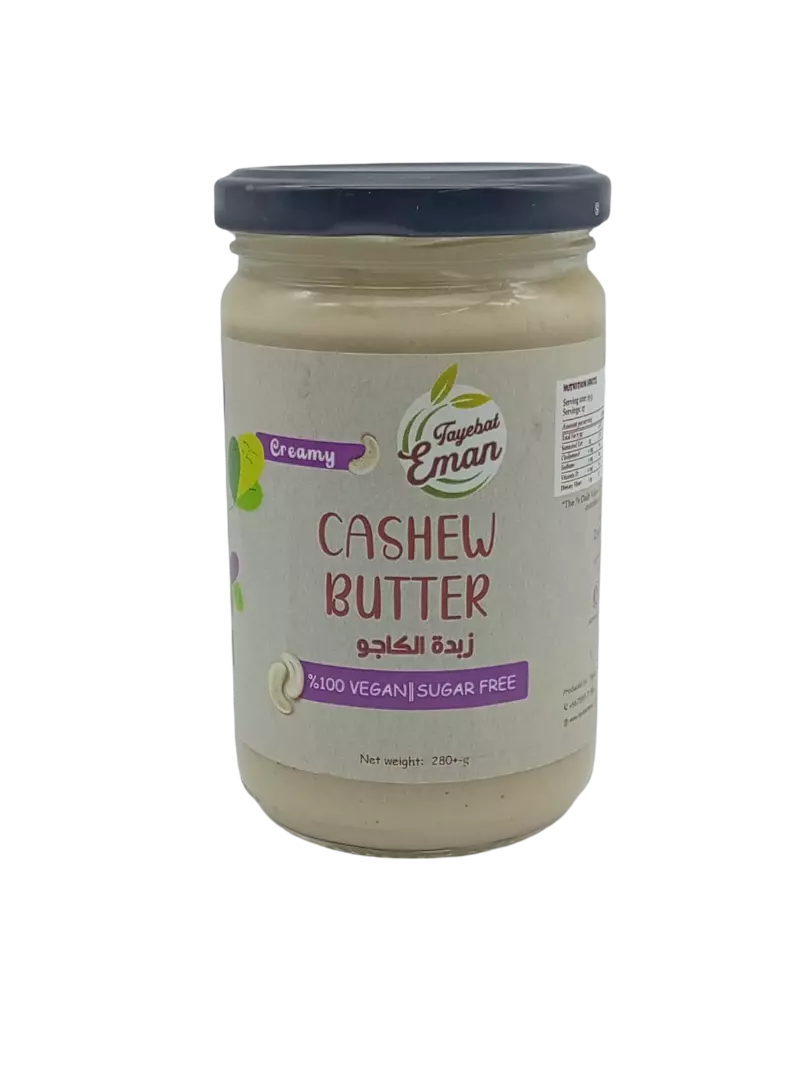 TAYEBAT EMAN CREAMY CASHEW BUTTER VEGAN SF 280 G