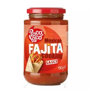 POCO LOCO FAJITA SALSA JAR 410G