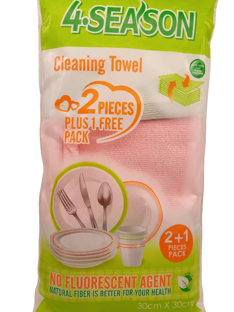 4 SEASON CLEANING TOWEL 2+1 30*30 CM