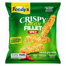 FOODYS CHICKEN FILLET SPICY 750G