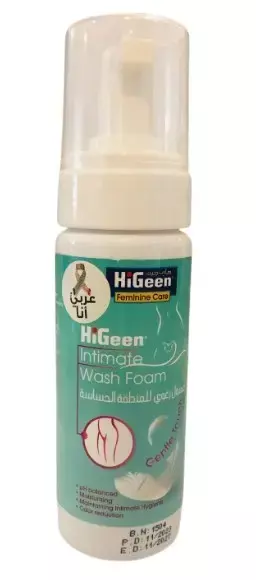 HIGEEN INTIMATE WASH FOAM GENTLE TOUCH 165 ML