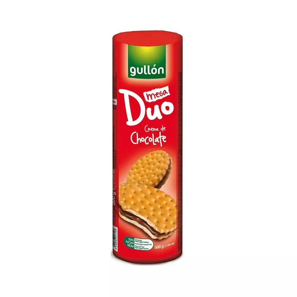 GULLON MEGA DUO CHOCOLATE FLAVOURED FILLING 500 G