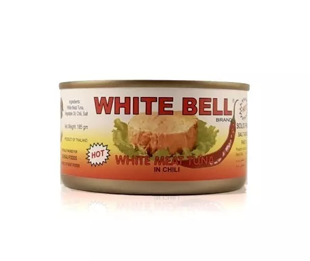 WHITE BELL WHITE MEAT TUNA IN CHILI 185 G